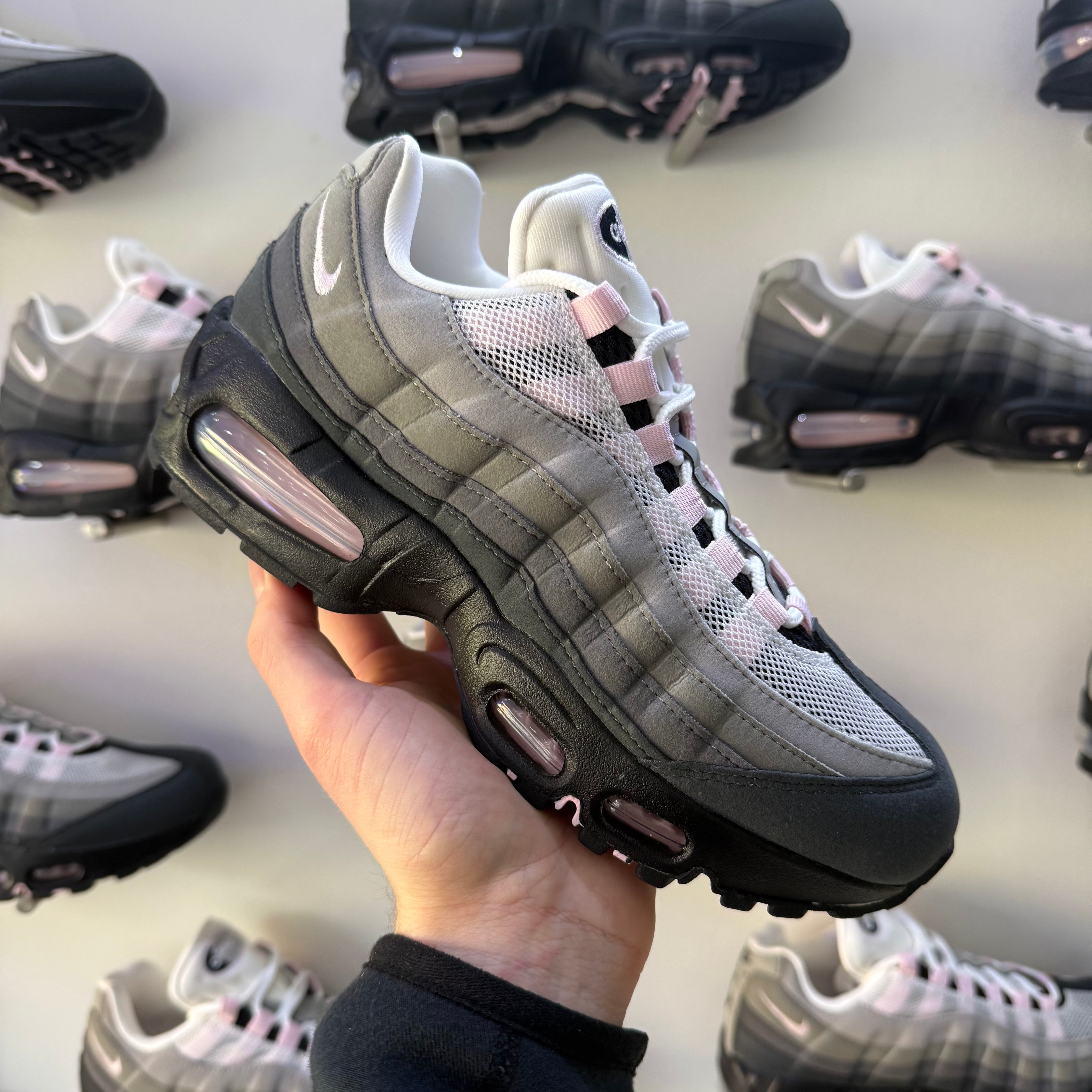 Nike Air Max 95 GS Pink Blast/black Sneakers Nike Air Max