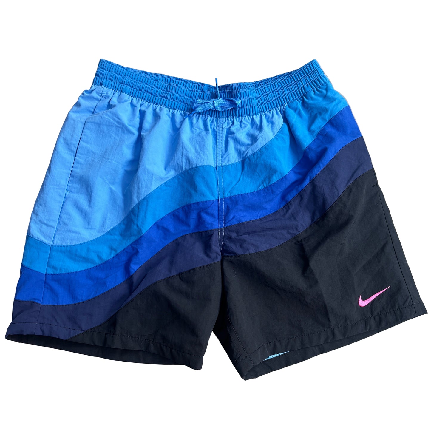 Nike Air Max 95 Blue Swim Shorts — available at Block P Liverpool, 36 Renshaw Street L1 4EF