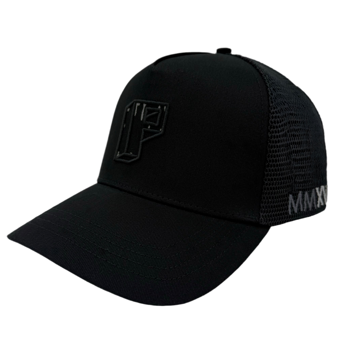 Block P Grey Cap