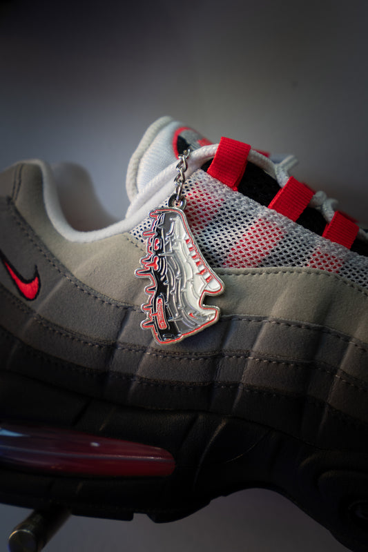 Block P Air Max 95 Solar Red Keychain