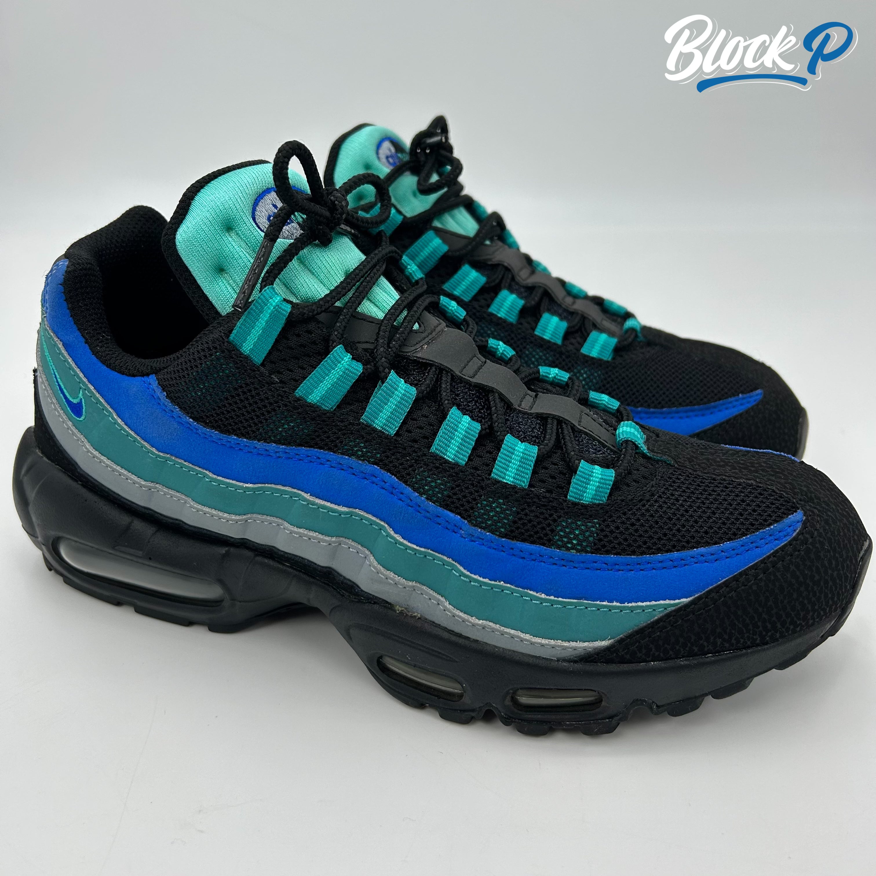 Nike Air Max 95 Black Hyper Cobalt Block P