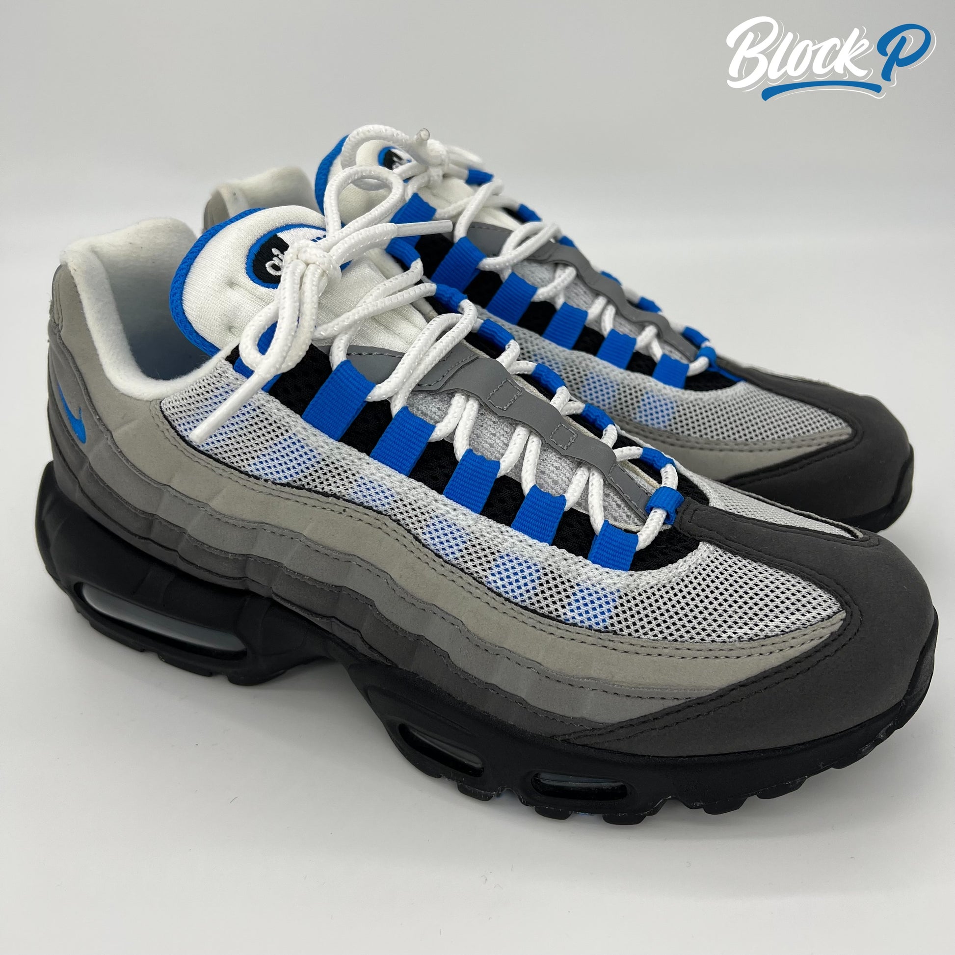Nike Air Max 95 Crystal Blue. Available at BlockP Liverpool. 36 Renshaw Street L1 4EF. AT8696-100