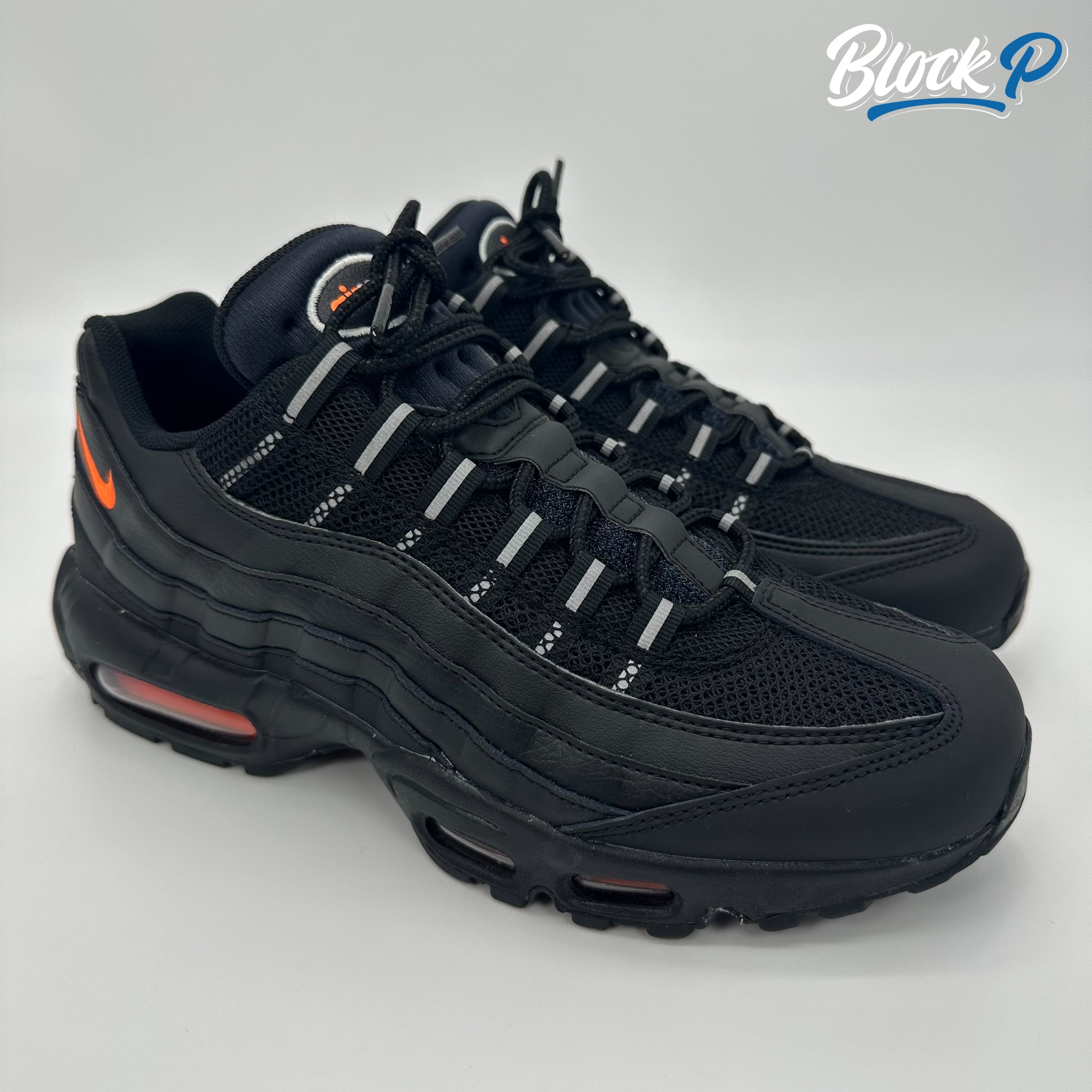 Black and shop orange 95s