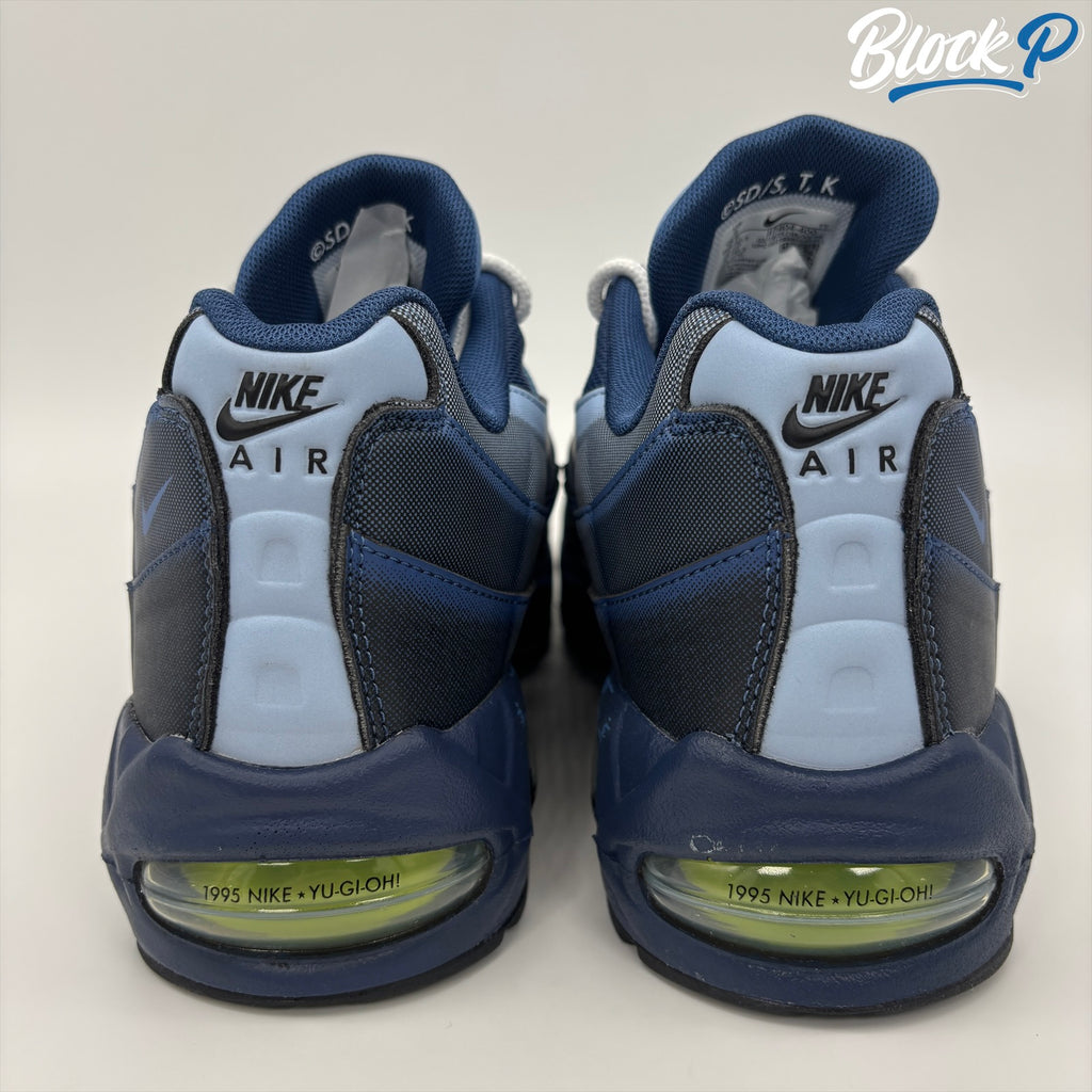 Nike Air Muscle 95 x Yu-Gi-Oh! Joey top-down view — Block P Liverpool