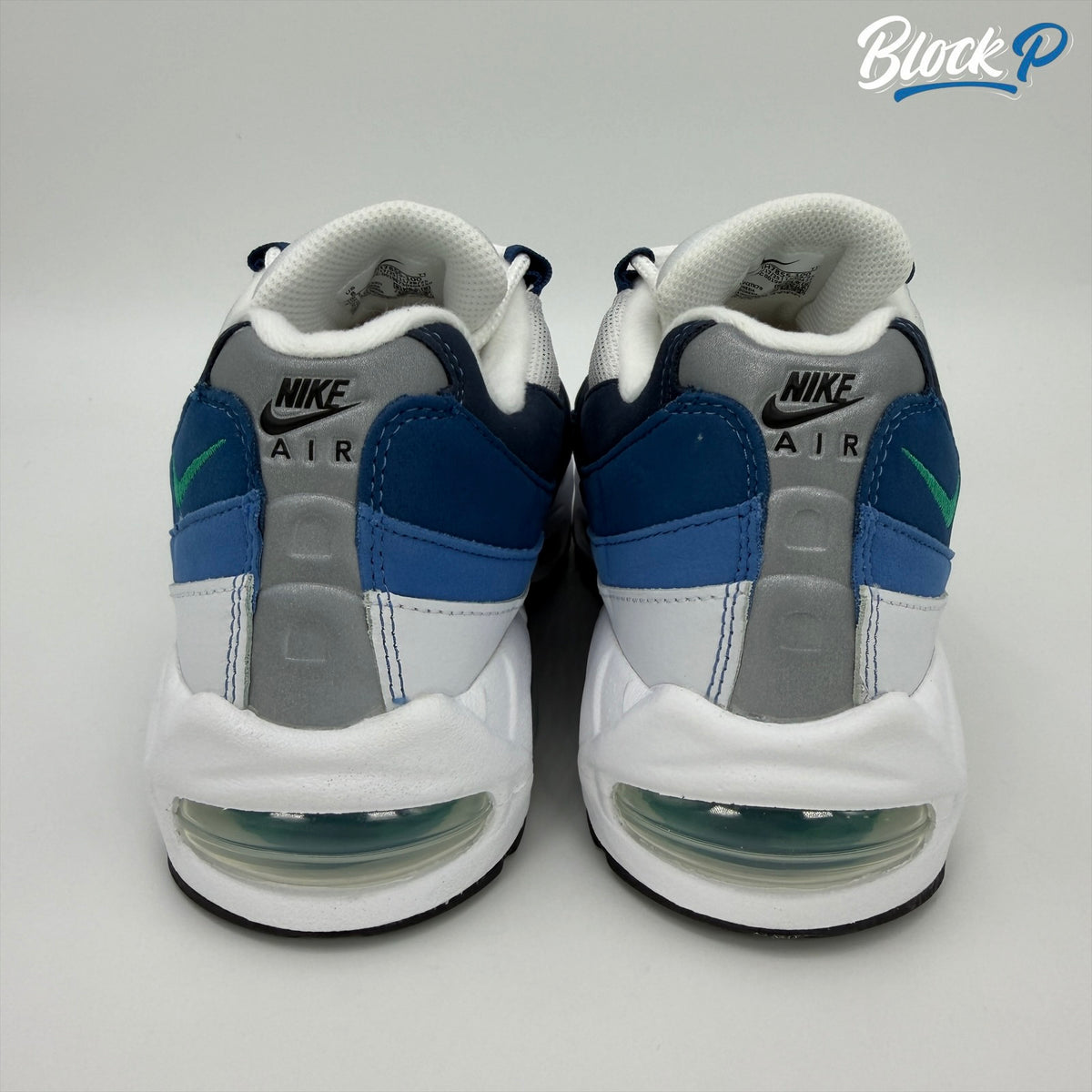 Nike Air Max 95 Big Bubble Emerald top-down view — Block P Liverpool