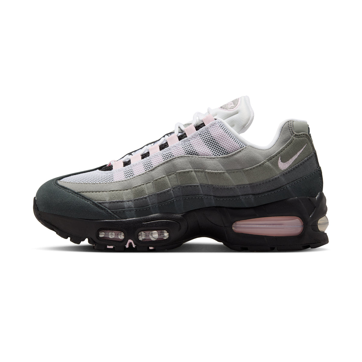 Nike Air Max 95 Pink Foam 2025 on-foot lifestyle shot — Block P Liverpool