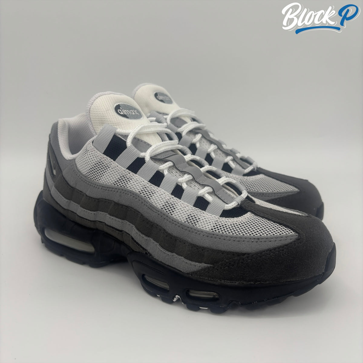Nike Air Max 95 Grey Jewel — available at Block P Liverpool, 36 Renshaw Street L1 4EF