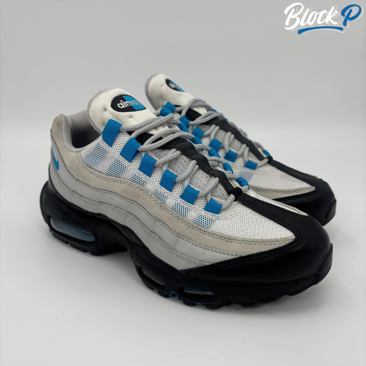 Nike Air Max 95 Laser Blue — available at Block P Liverpool, 36 Renshaw Street L1 4EF