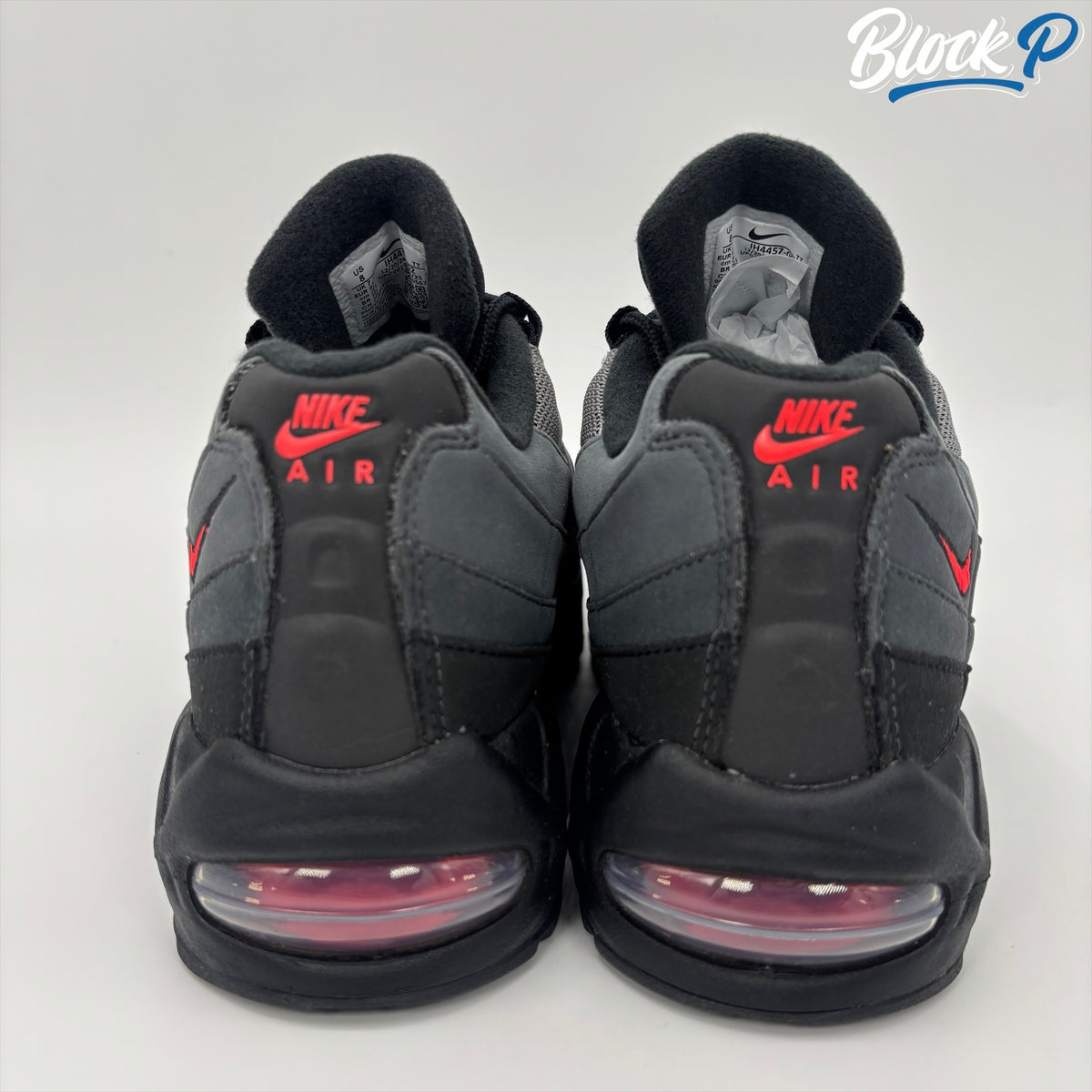 Nike Air Max 95 Big Bubble Dracula top-down view — Block P Liverpool