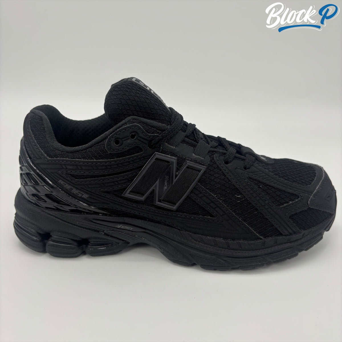 New Balance 1906R Black side profile — Block P Liverpool