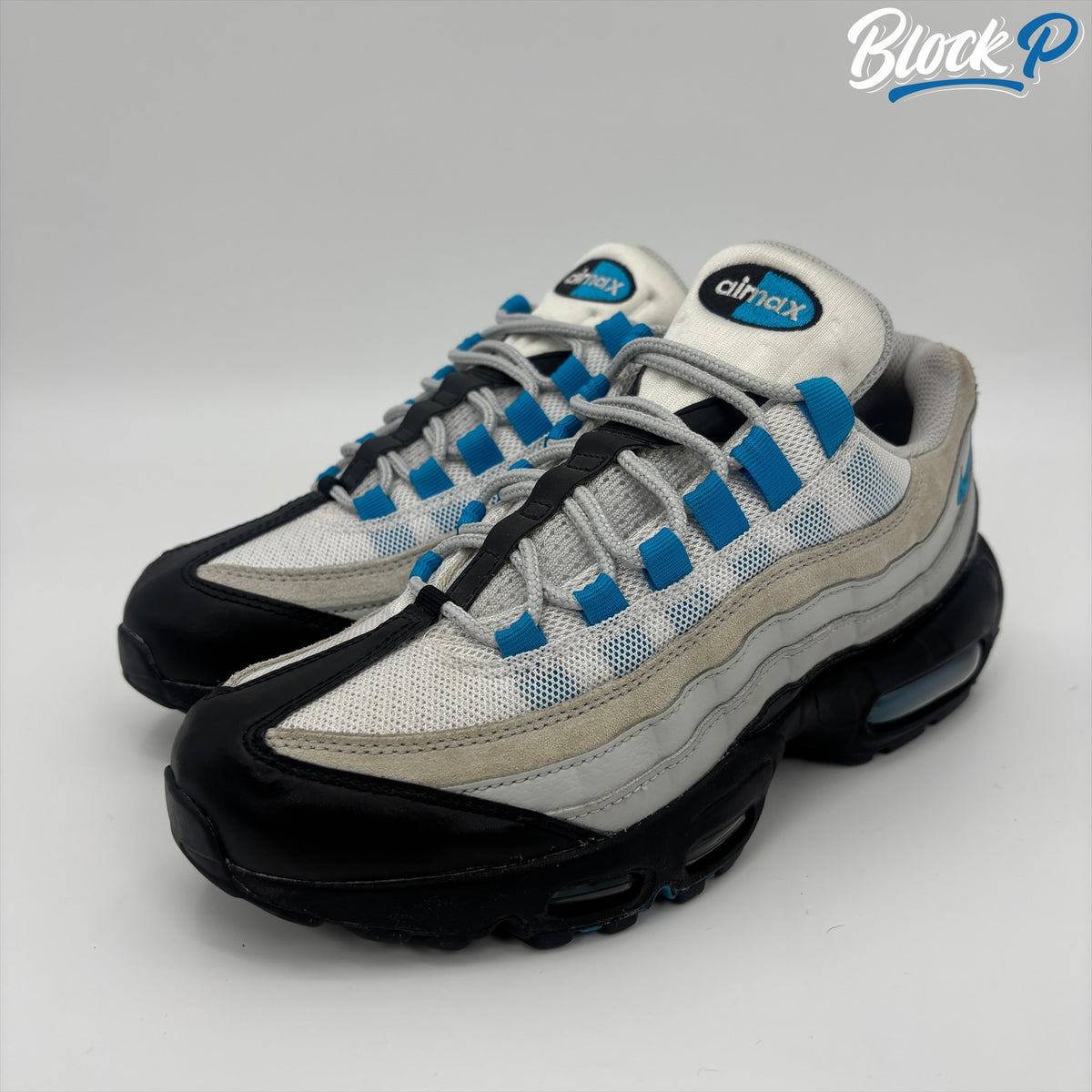 Nike Air Max 95 Laser Blue rear view — Block P Liverpool