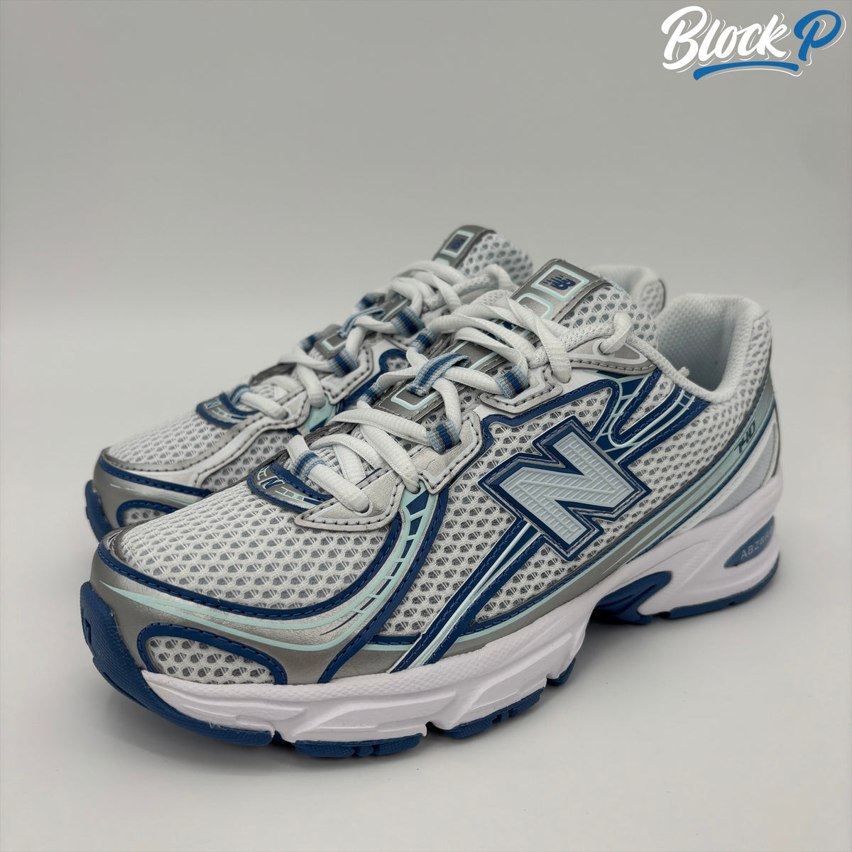 New Balance 740 Blue rear view — Block P Liverpool