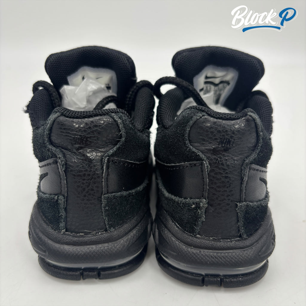 Nike Air Max 95 Triple Black (TD) top-down view — Block P Liverpool