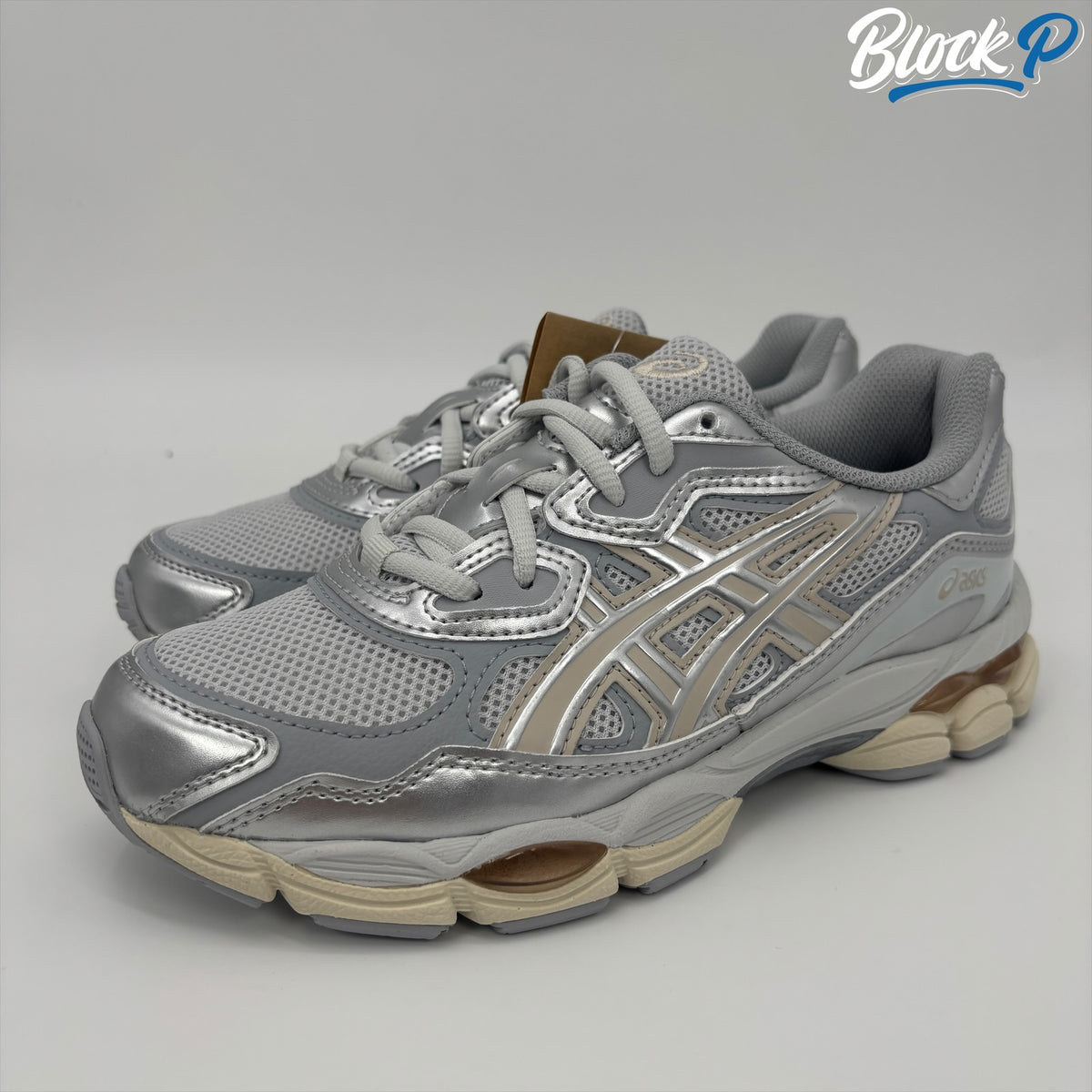 ASICS Gel-NYC Glacier-Grey rear view — Block P Liverpool