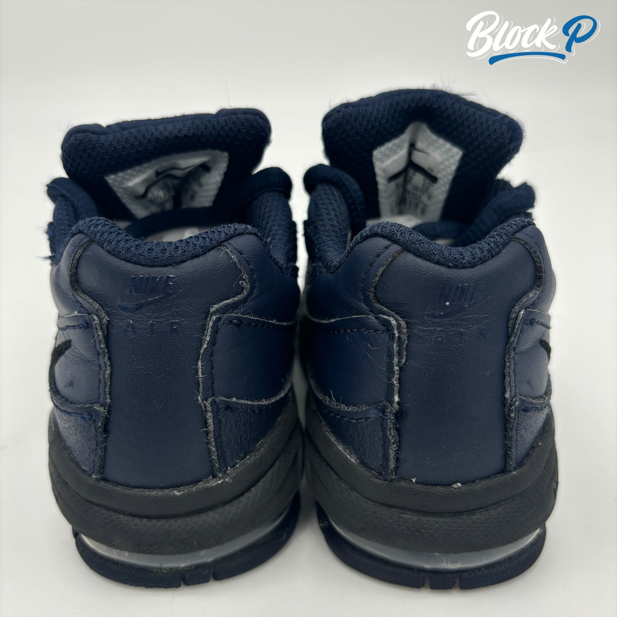 Nike Air Max 95 Navy (TD) top-down view — Block P Liverpool