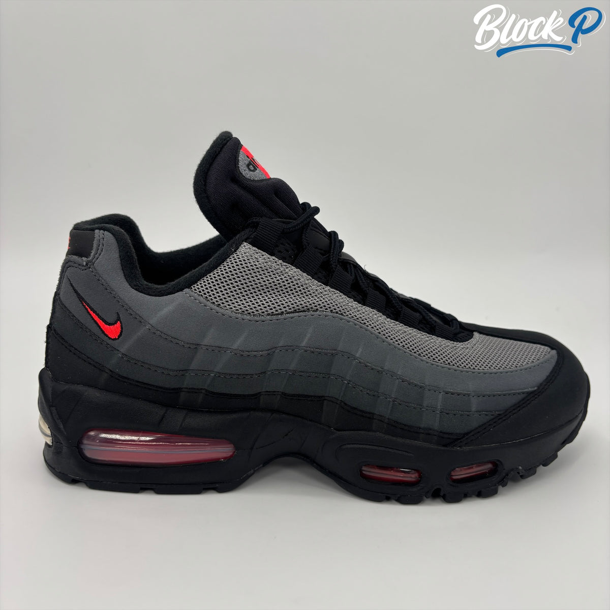 Nike Air Max 95 Big Bubble Dracula side profile — Block P Liverpool
