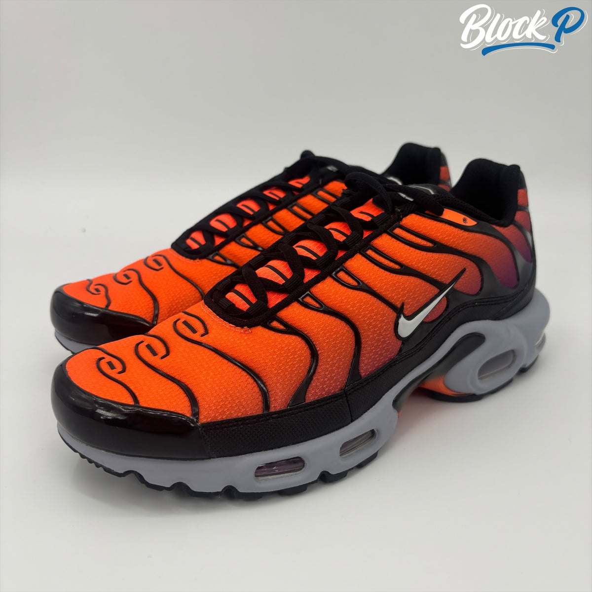 Nike Air Max Plus TN Sample rear view — Block P Liverpool