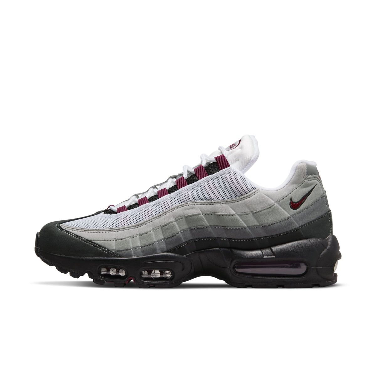 Nike Air Max 95 Beetroot on-foot lifestyle shot — Block P Liverpool