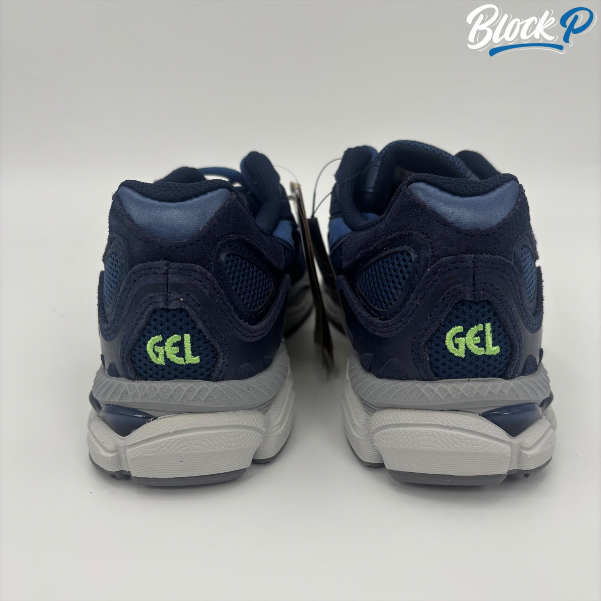 ASICS Gel-NYC Midnight-Blue top-down view — Block P Liverpool