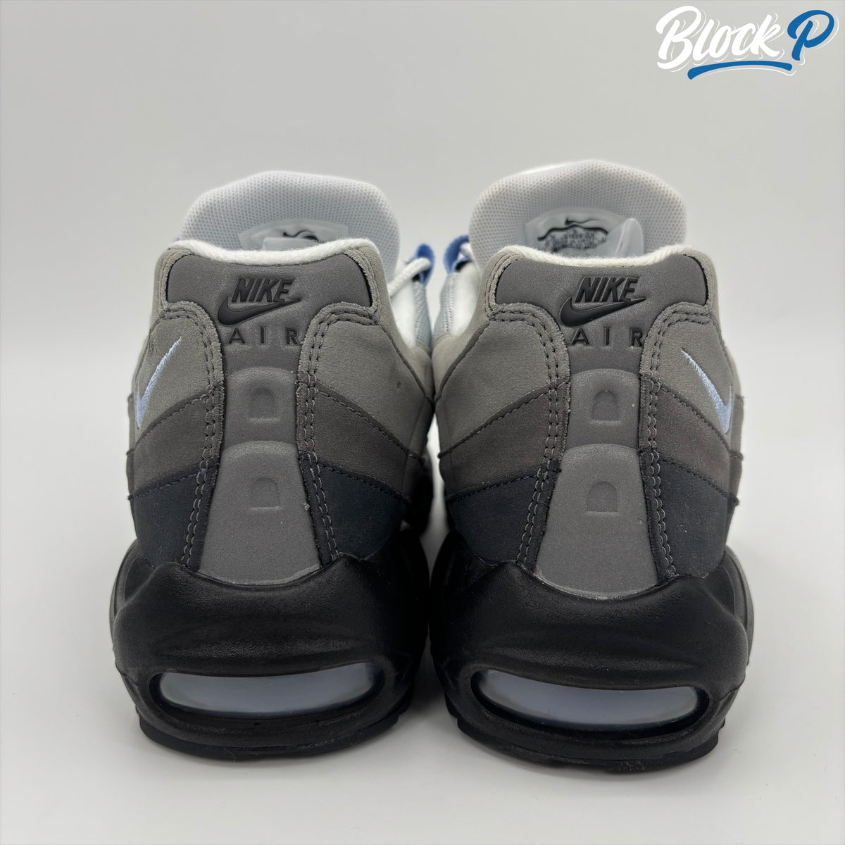 Nike Air Max 95 Aluminium top-down view — Block P Liverpool