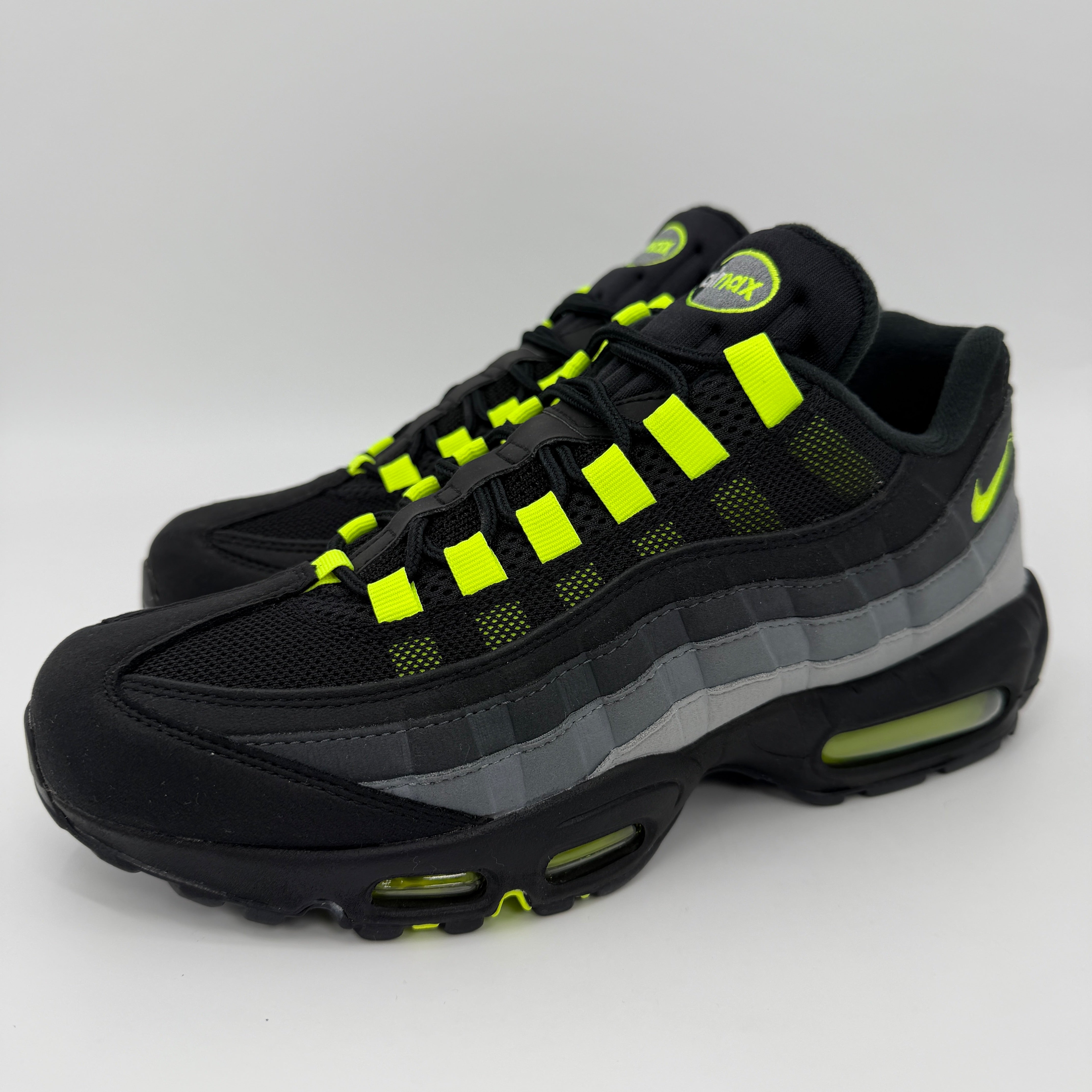 nike air black and neon green