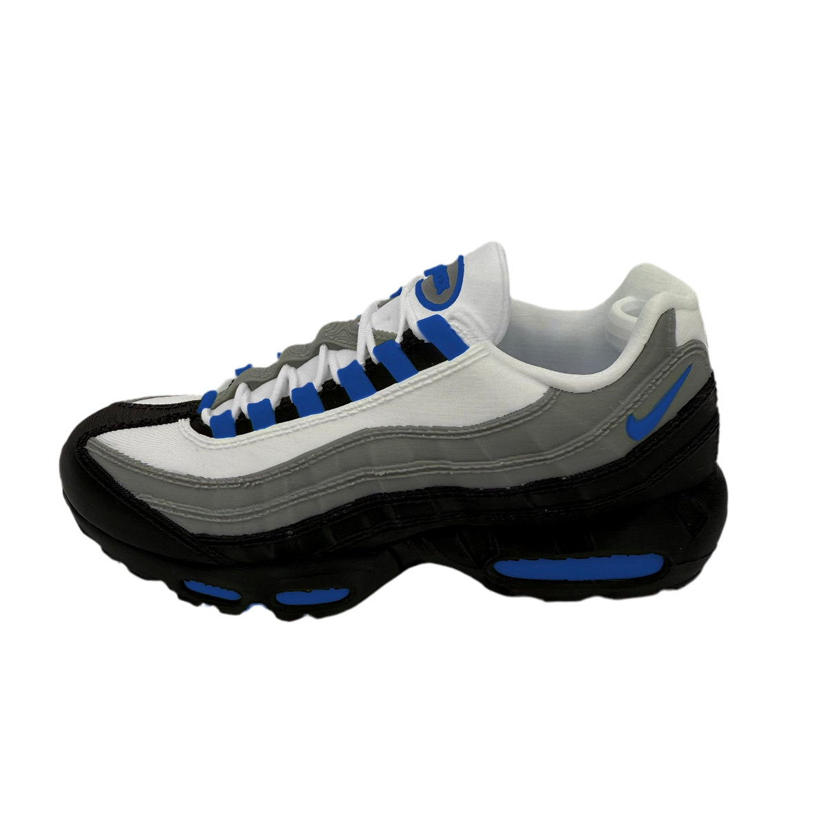 3D Printed Air Max 95 Spark Blue Figure — available at Block P Liverpool, 36 Renshaw Street L1 4EF