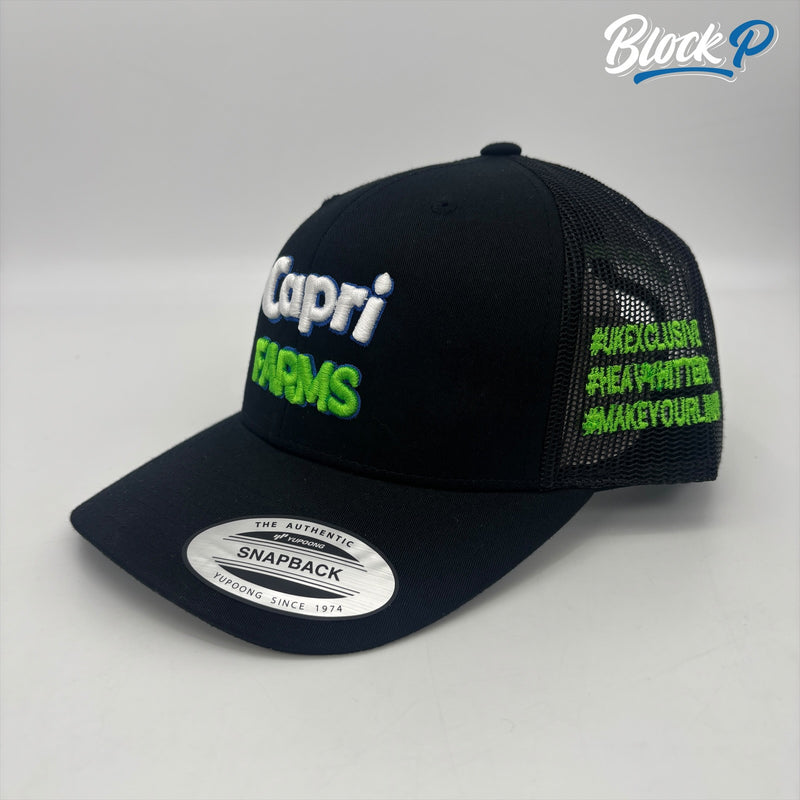 Capri Farms Trucker Cap Black