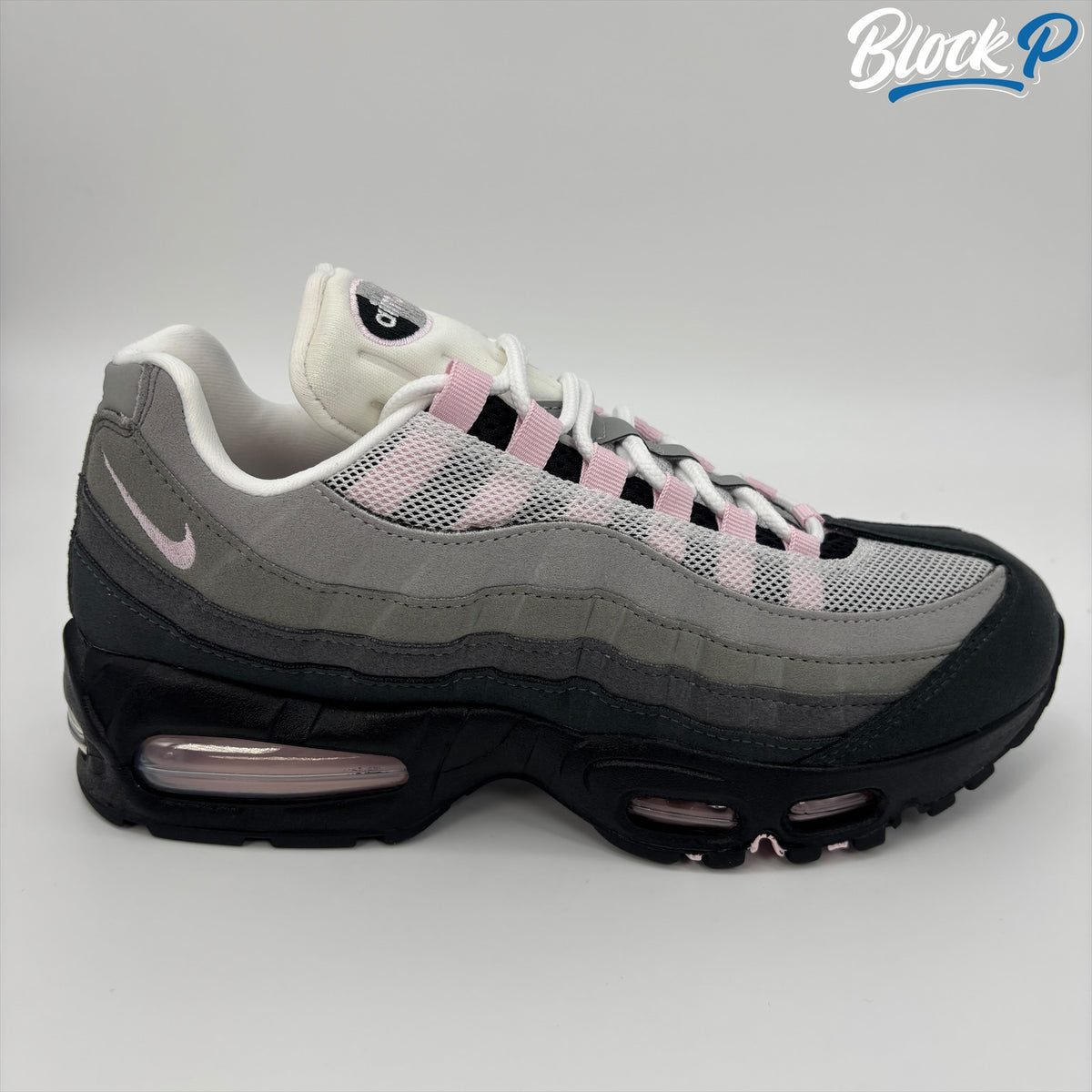 Nike Air Max 95 Pink Foam 2025 side profile — Block P Liverpool