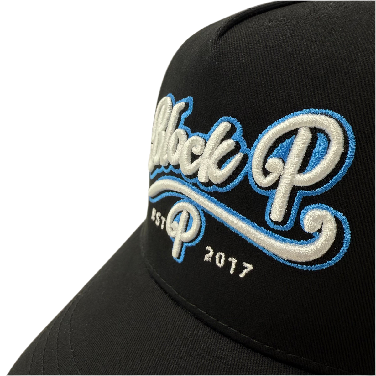 Block P OG Blue Logo Cap rear view — Block P Liverpool
