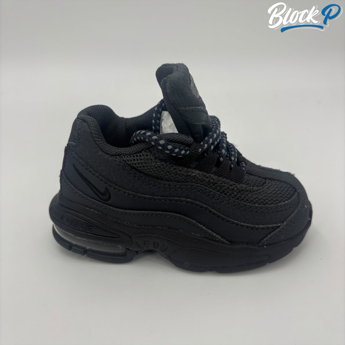 Nike Air Max 95 Grey (TD) side profile — Block P Liverpool