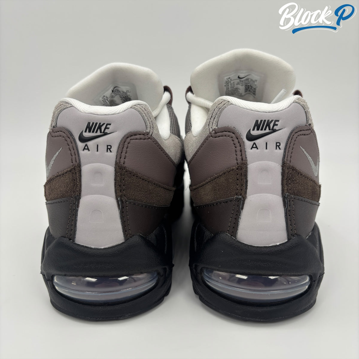 Nike Air Max 95 Velvet Brown top-down view — Block P Liverpool