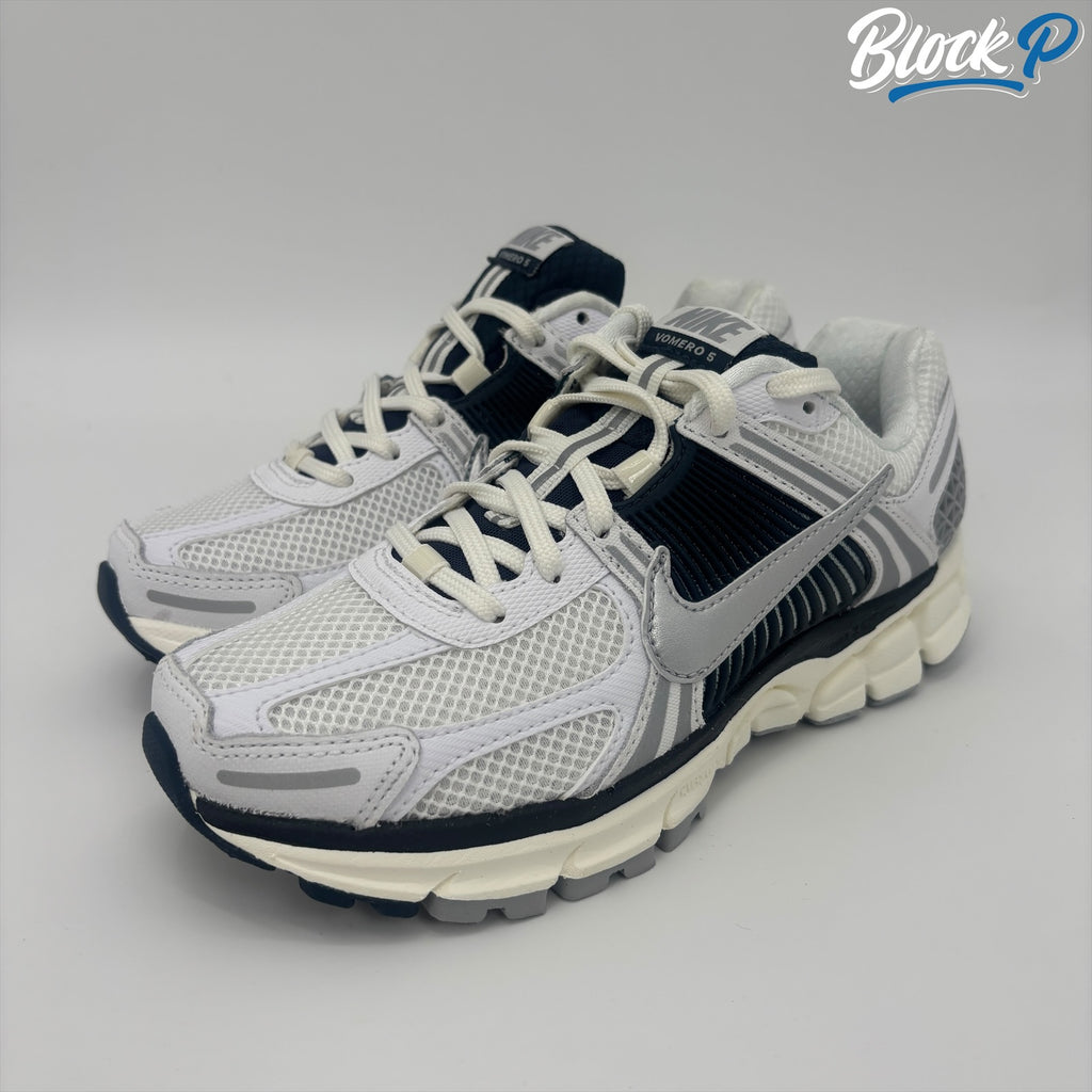 Nike Zoom Vomero 5 Navy rear view — Block P Liverpool