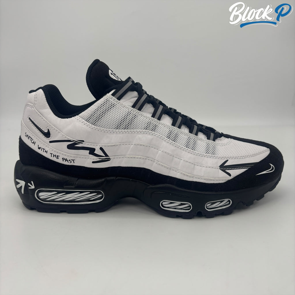 Nike Air Max 95 Sketch With The Past Sample side profile — Block P Liverpool