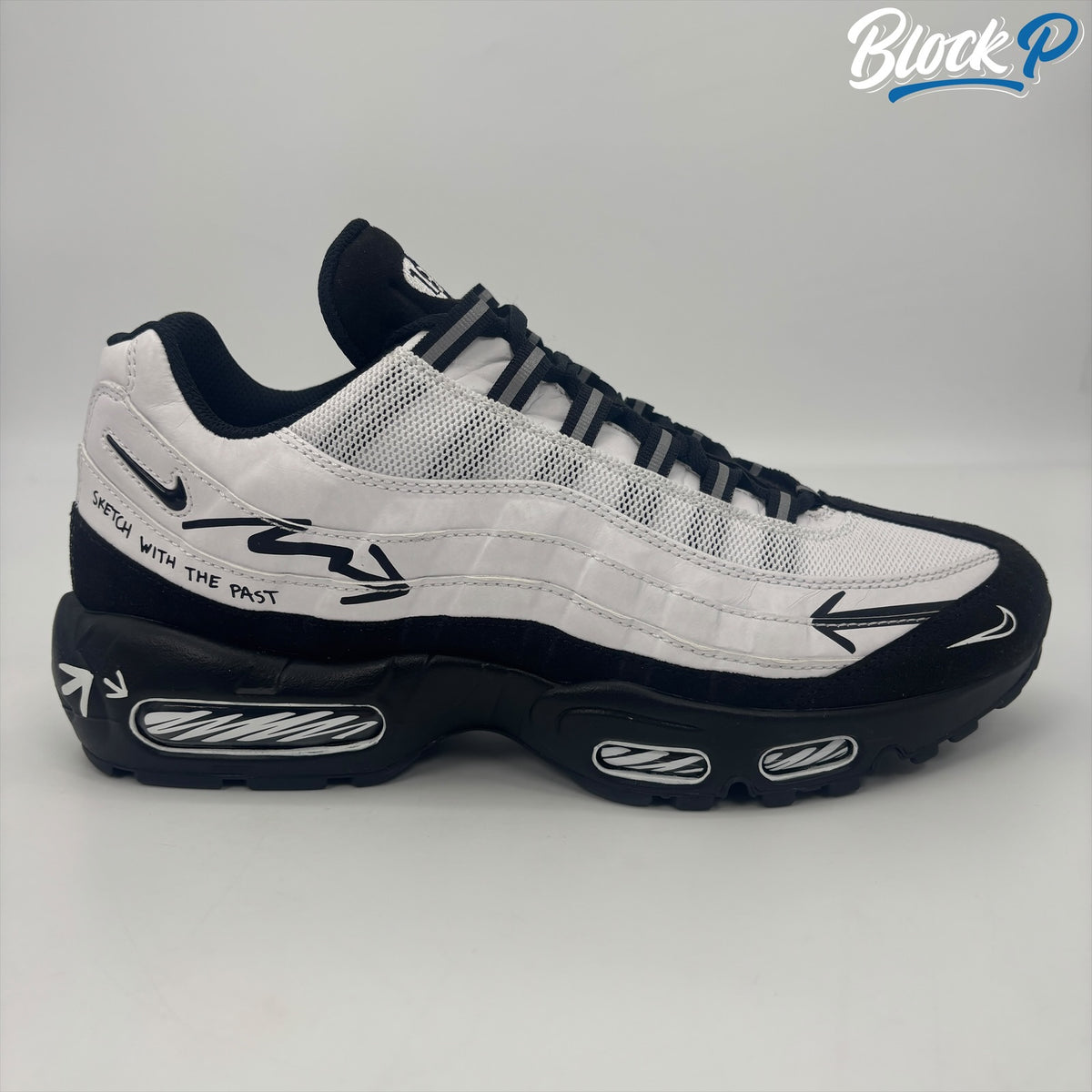 Nike Air Max 95 Sketch With The Past Sample side profile — Block P Liverpool