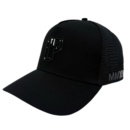 Block P White Cap