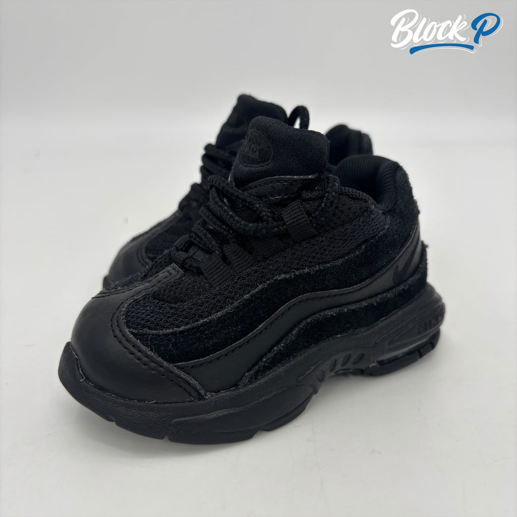 Nike Air Max 95 Triple Black (TD) rear view — Block P Liverpool