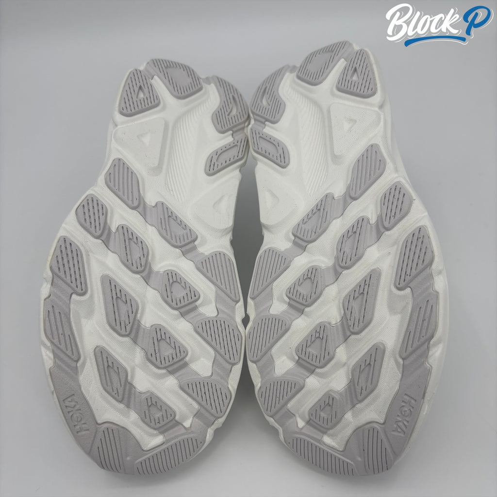 HOKA Clifton 9 White sole detail — Block P Liverpool