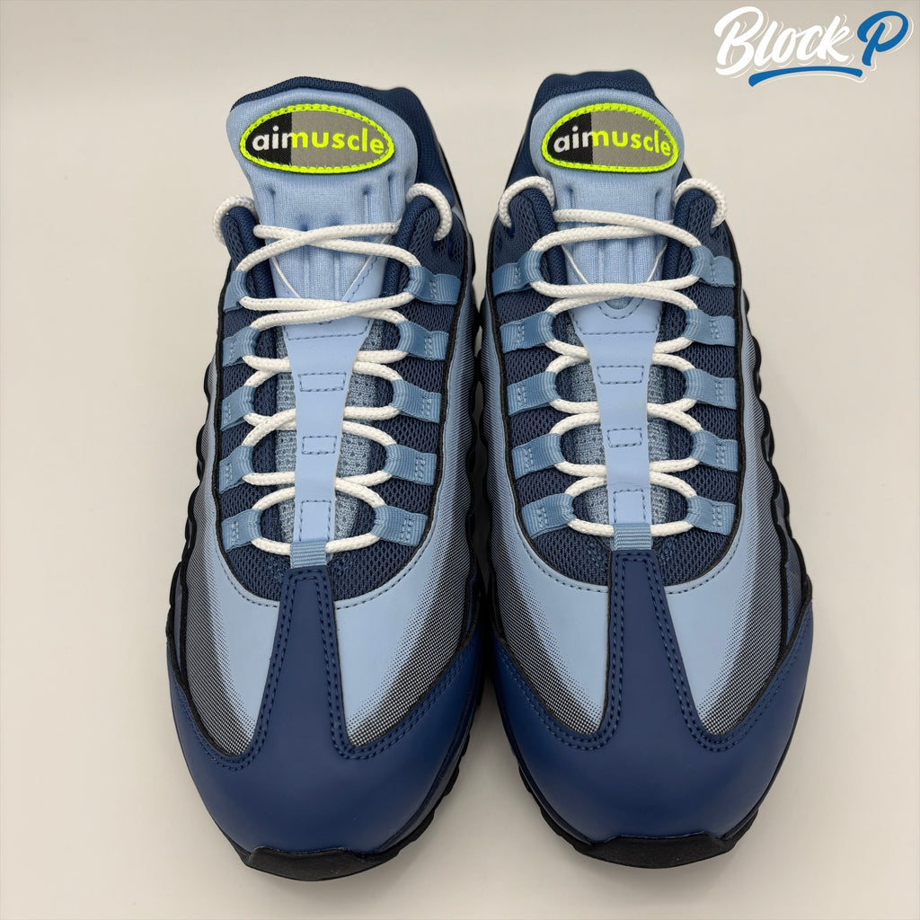 Nike Air Muscle 95 x Yu-Gi-Oh! Joey side profile — Block P Liverpool