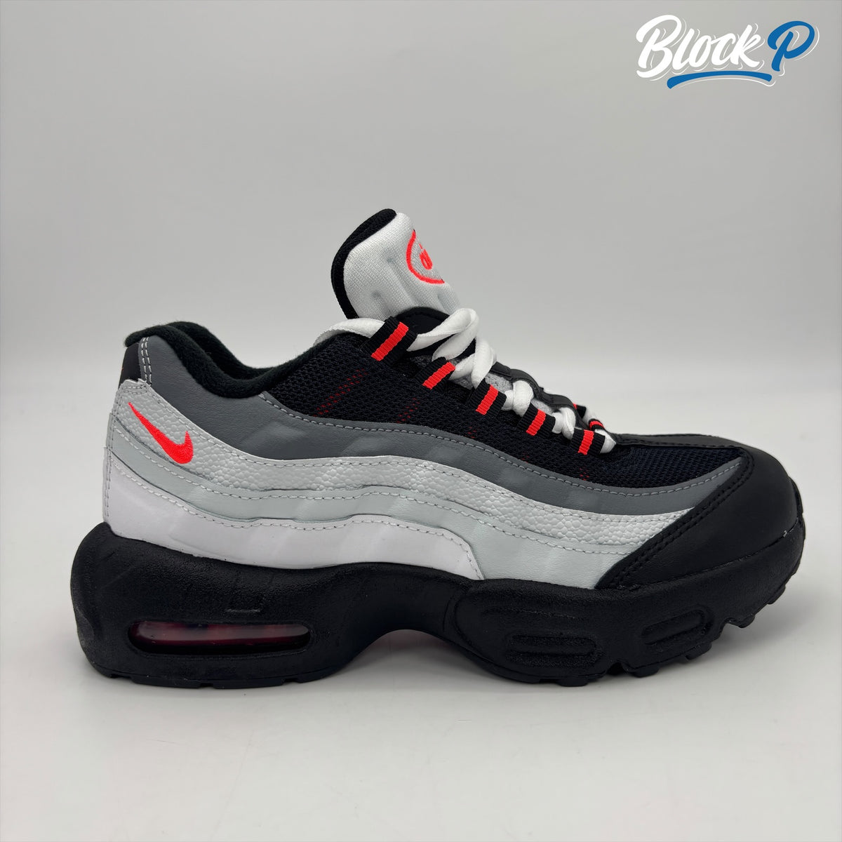 Nike Air Max 95 Infrared (PS) side profile — Block P Liverpool