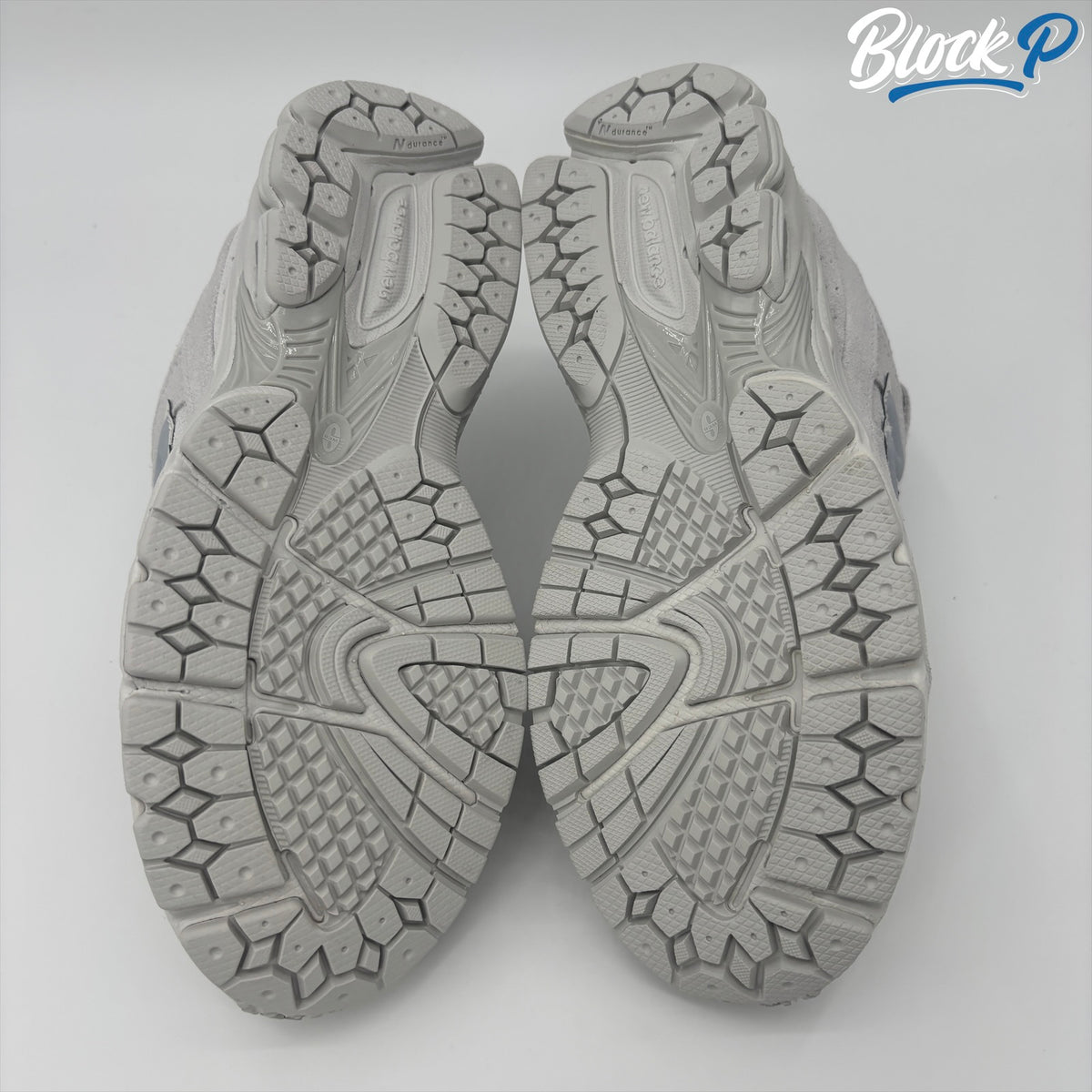 New Balance 2002 Light Grey sole detail — Block P Liverpool