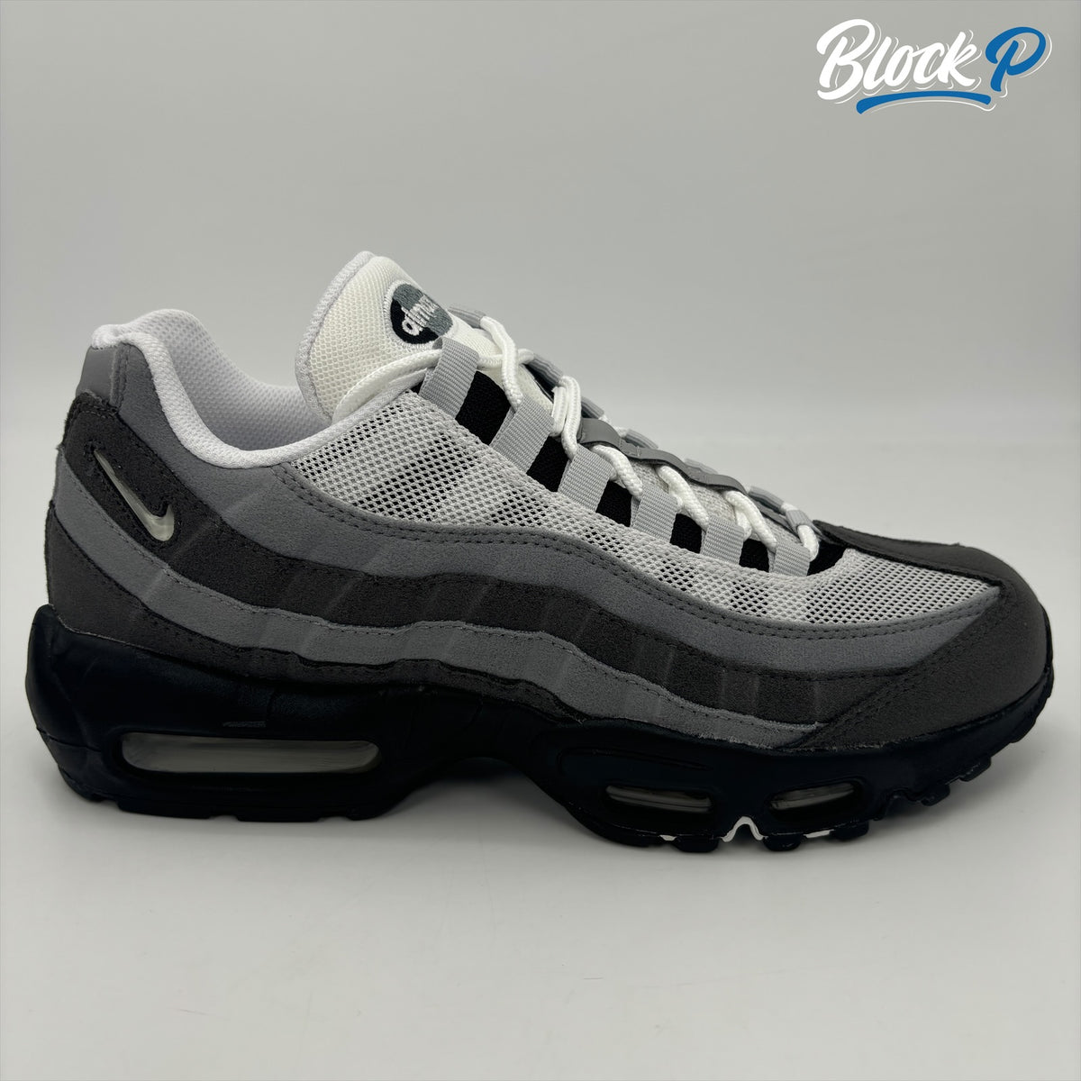 Nike Air Max 95 Grey Jewel side profile — Block P Liverpool