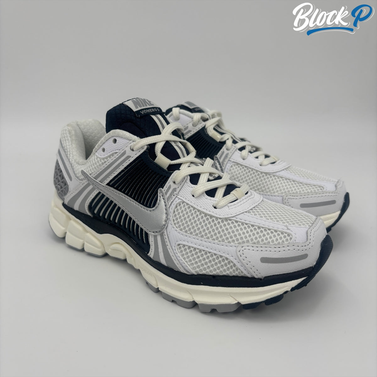 Nike Zoom Vomero 5 Navy — available at Block P Liverpool, 36 Renshaw Street L1 4EF