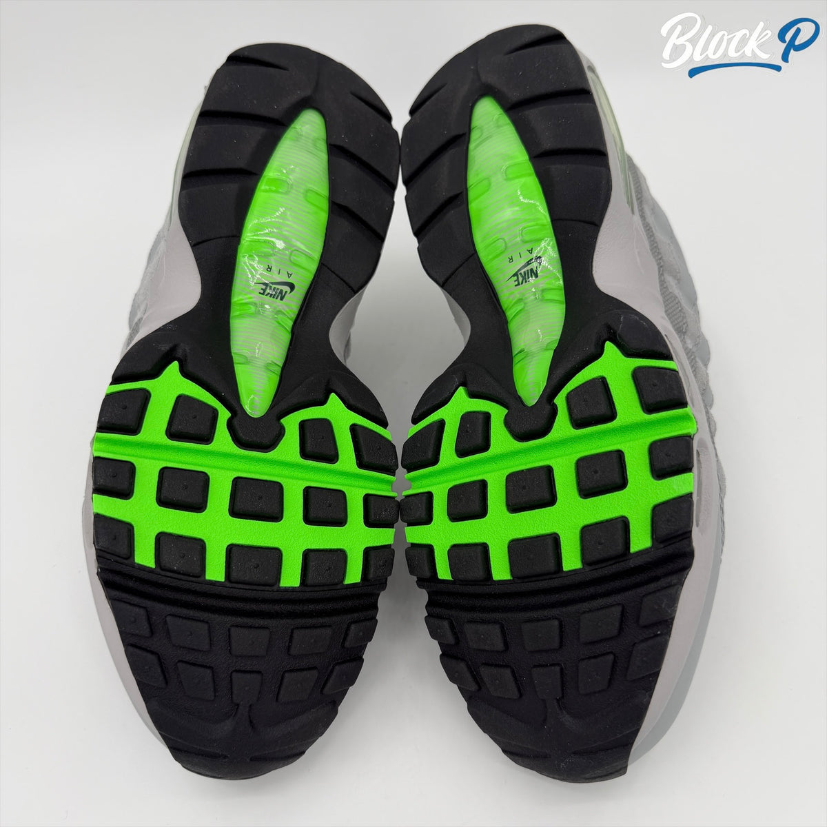 Nike Air Max 95 Racing Pack Green Strike sole detail — Block P Liverpool