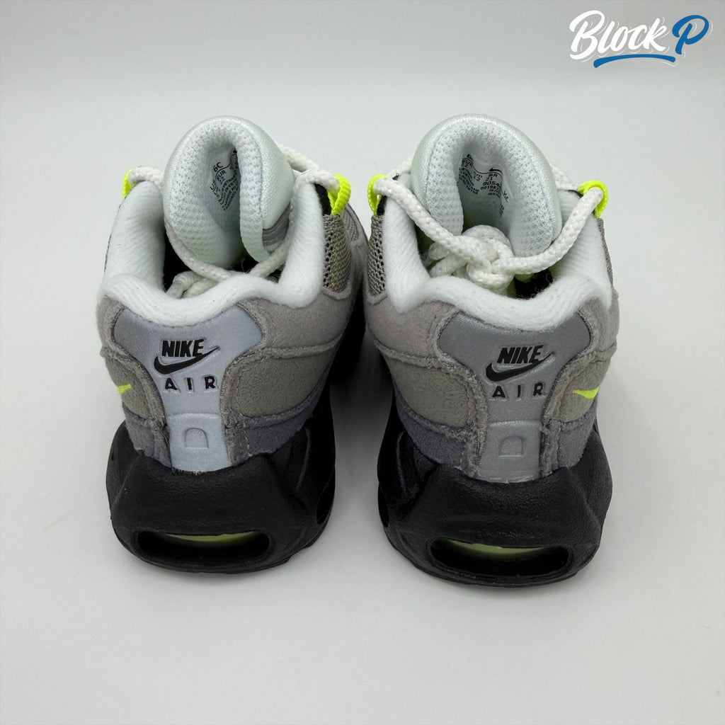Nike Air Max 95 Neon 2026 TD top-down view — Block P Liverpool
