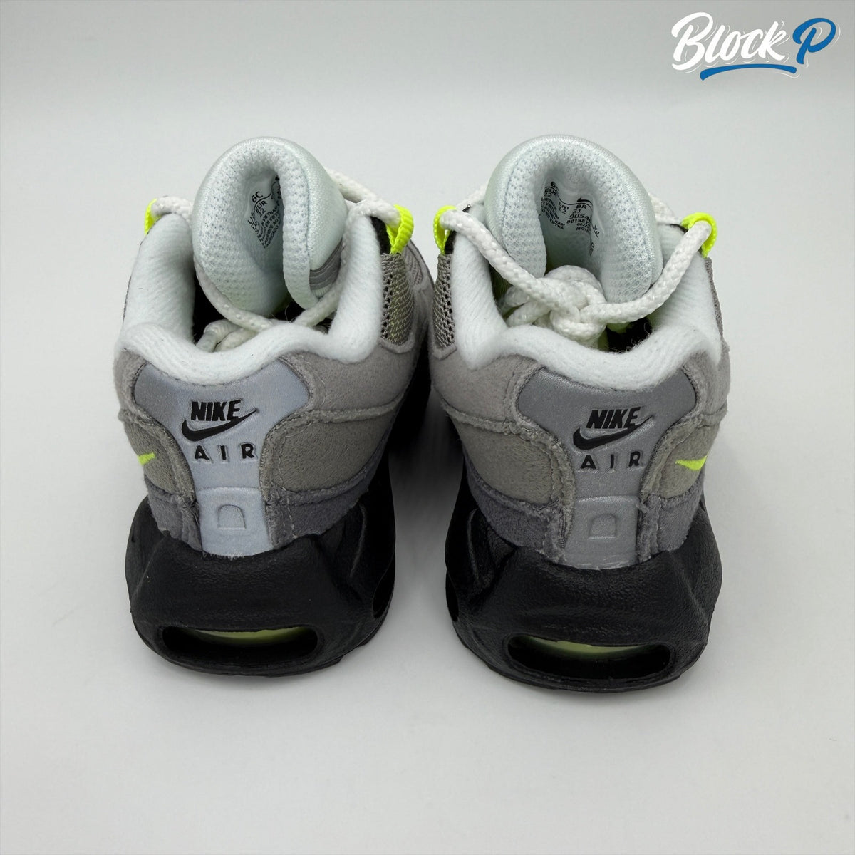 Nike Air Max 95 Neon 2026 TD top-down view — Block P Liverpool