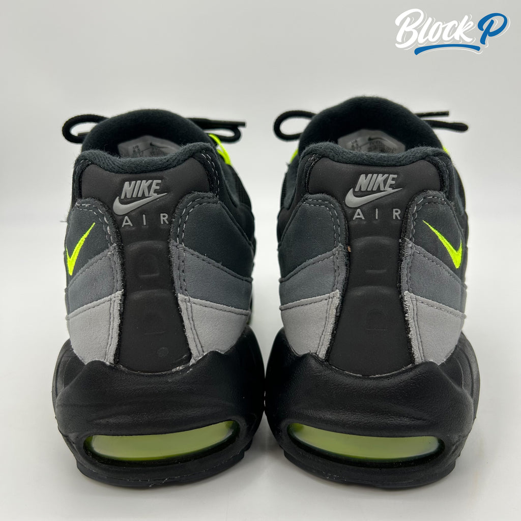 Nike Air Max 95 Reverse Neon top-down view — Block P Liverpool