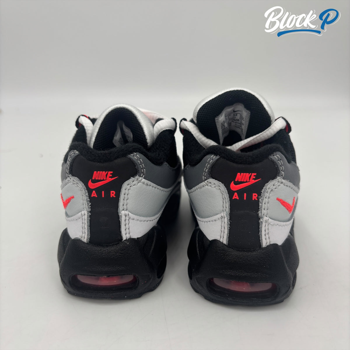 Nike Air Max 95 Infrared (TD) top-down view — Block P Liverpool