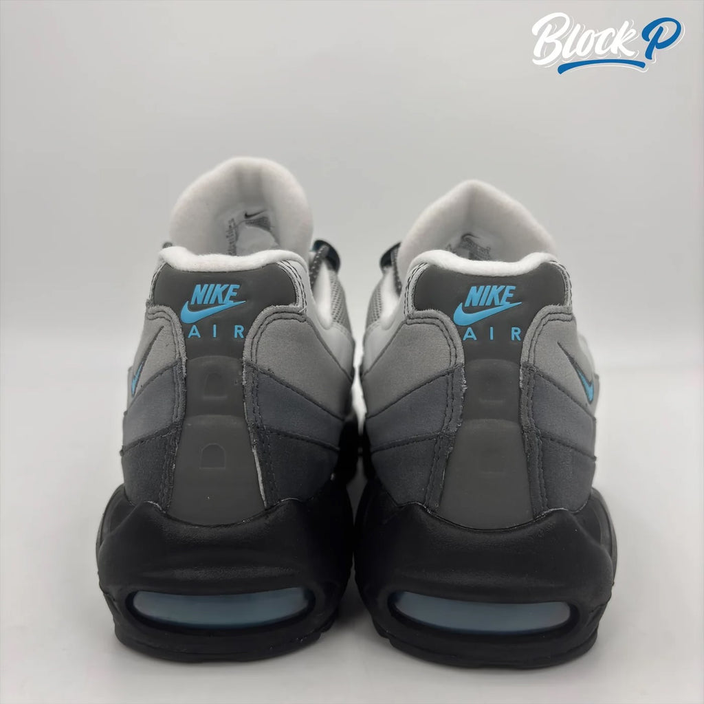 Nike Air Max 95 Baltic Blue top-down view — Block P Liverpool