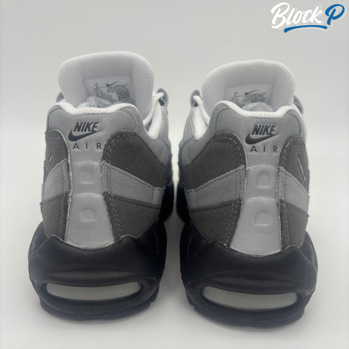 Nike Air Max 95 Grey Jewel top-down view — Block P Liverpool