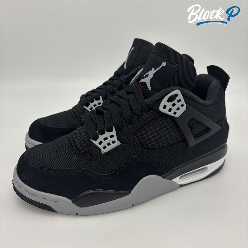 Nike Jordan 4 Black Canvas